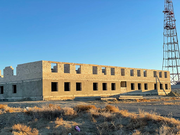 Фото 1 - Строительство двухэтажной школы в городе Аральск.